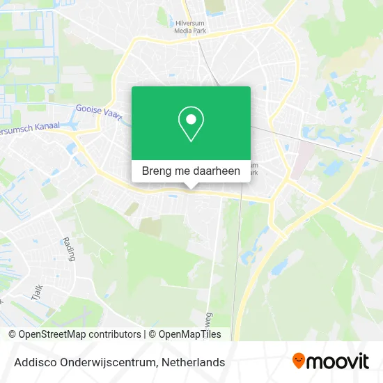 Addisco Onderwijscentrum kaart