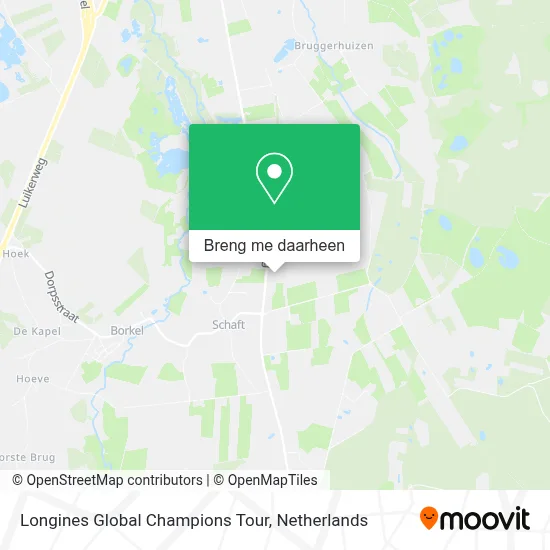 Longines Global Champions Tour kaart