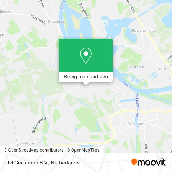 Jvl Geijsteren B.V. kaart