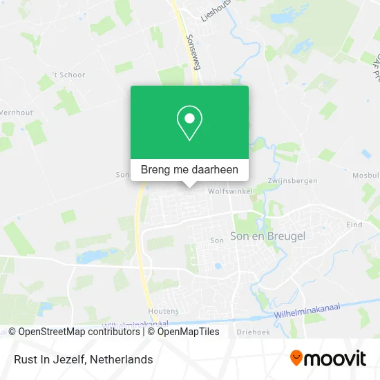 Rust In Jezelf kaart