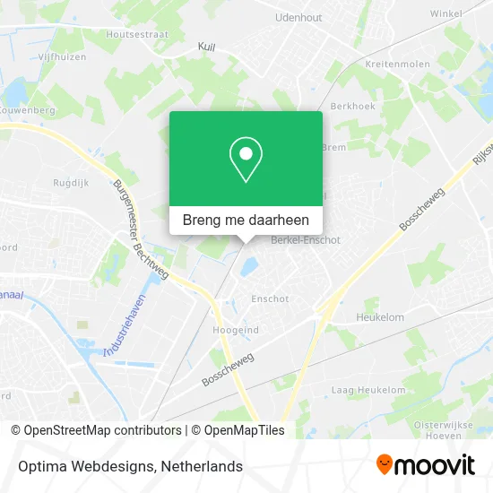 Optima Webdesigns kaart