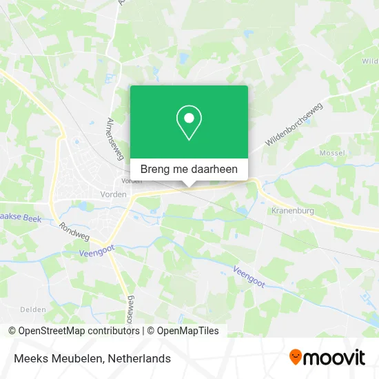 Meeks Meubelen kaart