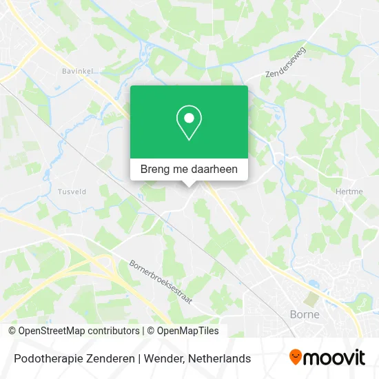 Podotherapie Zenderen | Wender kaart