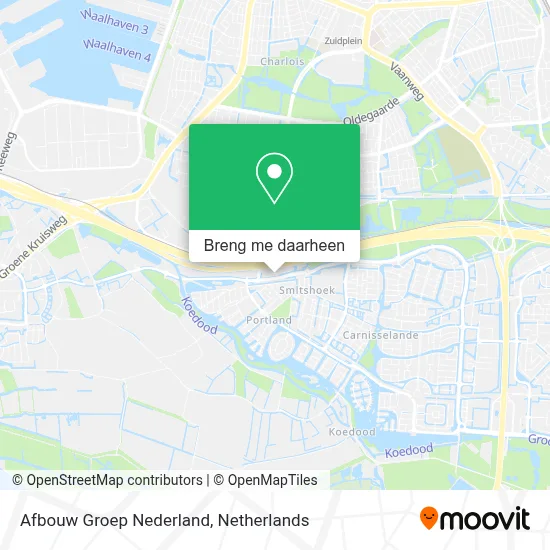 Afbouw Groep Nederland kaart
