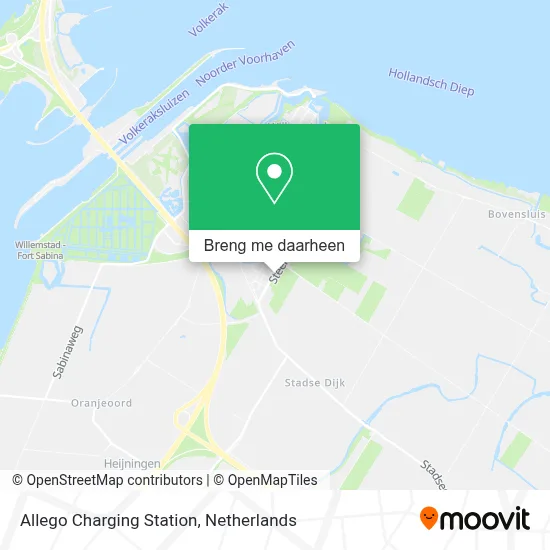Allego Charging Station kaart