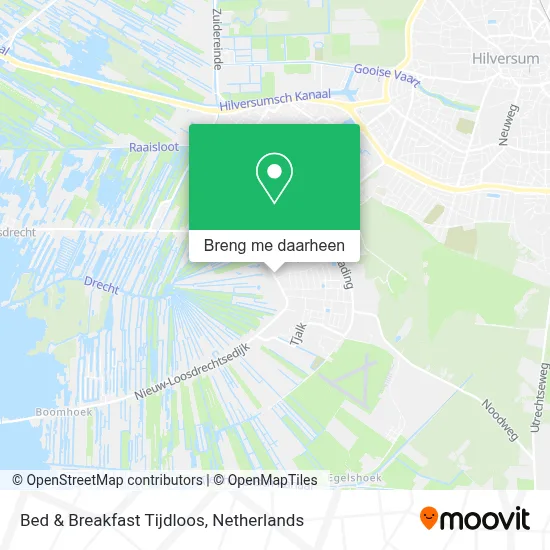 Bed & Breakfast Tijdloos kaart