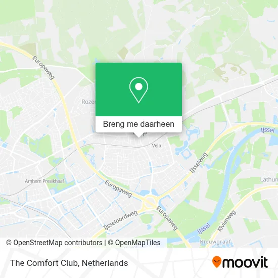 The Comfort Club kaart