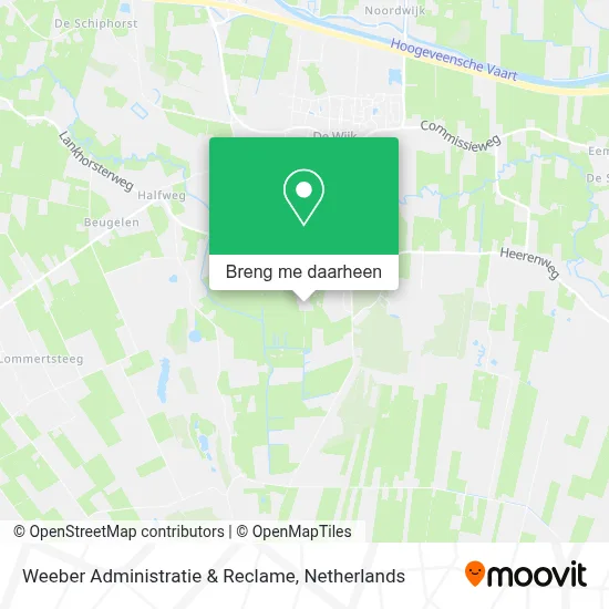 Weeber Administratie & Reclame kaart