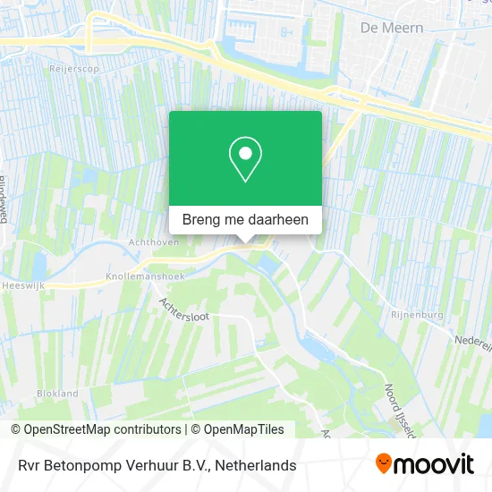 Rvr Betonpomp Verhuur B.V. kaart