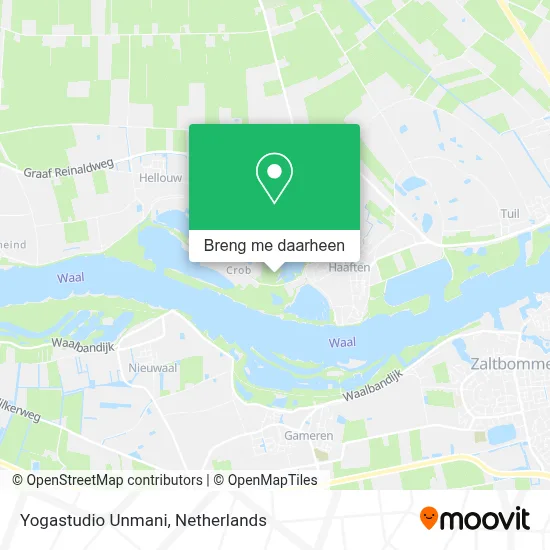 Yogastudio Unmani kaart