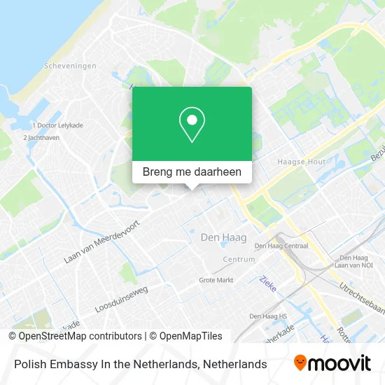 Polish Embassy In the Netherlands kaart