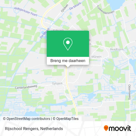 Rijschool Rengers kaart