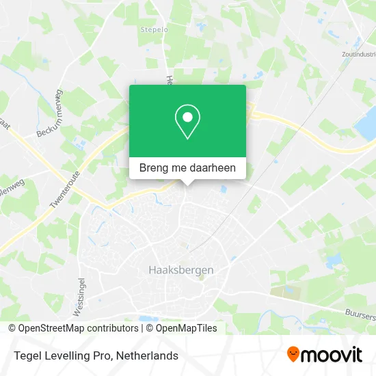Tegel Levelling Pro kaart