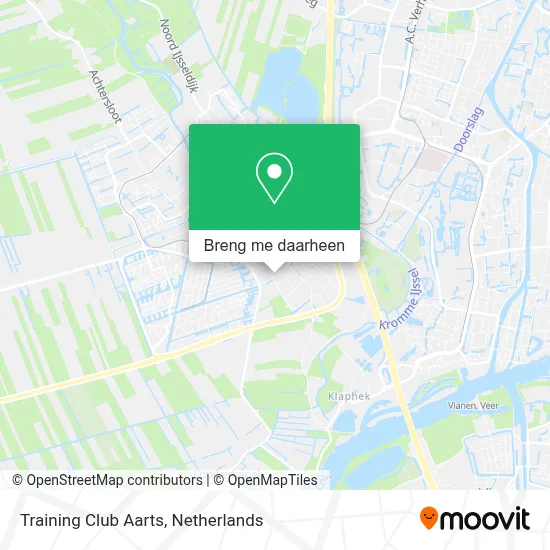 Training Club Aarts kaart