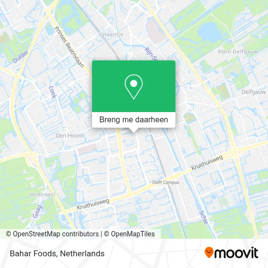 Bahar Foods kaart
