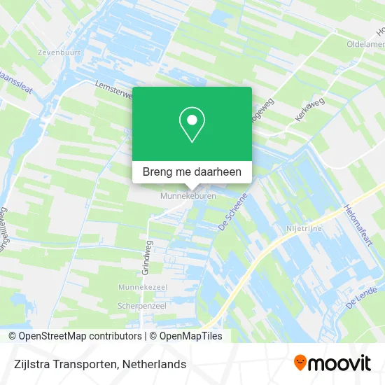 Zijlstra Transporten kaart