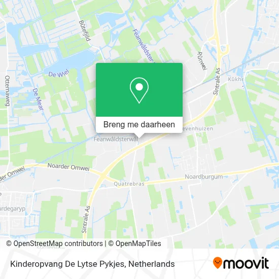 Kinderopvang De Lytse Pykjes kaart