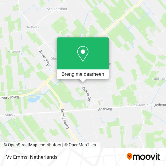Vv Emms kaart