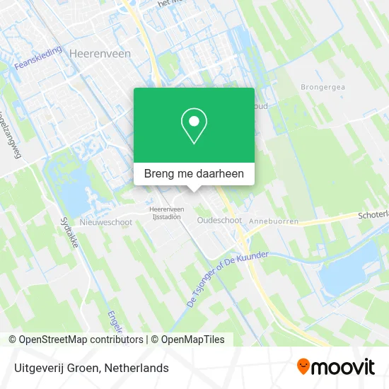 Uitgeverij Groen kaart