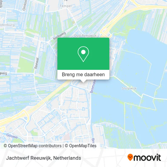 Jachtwerf Reeuwijk kaart