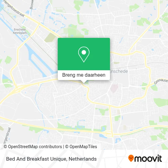 Bed And Breakfast Unique kaart