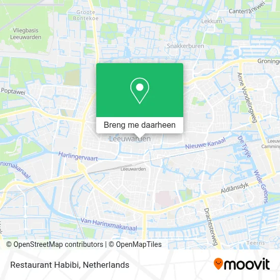 Restaurant Habibi kaart
