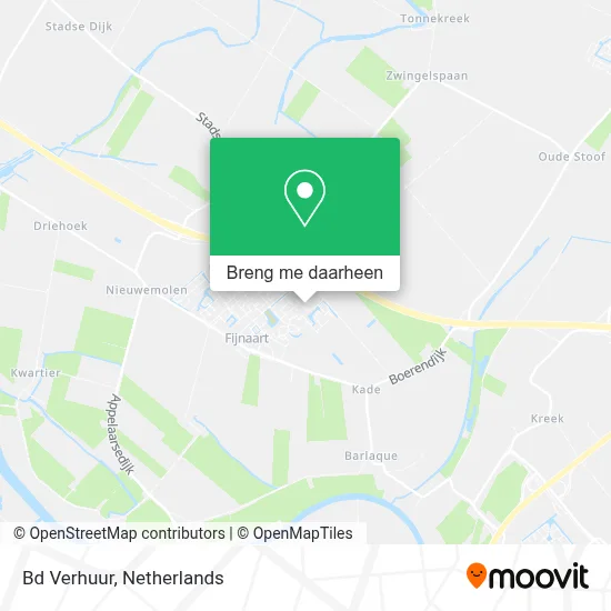 Bd Verhuur kaart