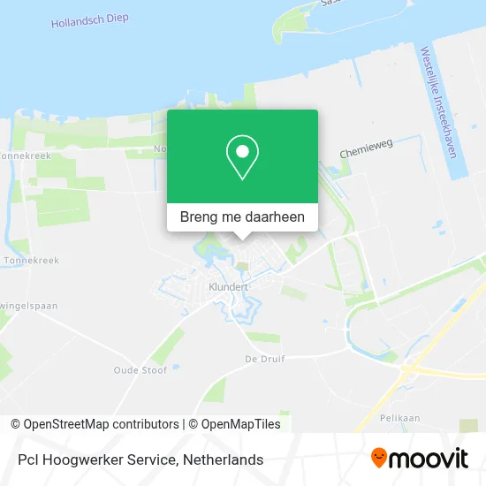 Pcl Hoogwerker Service kaart