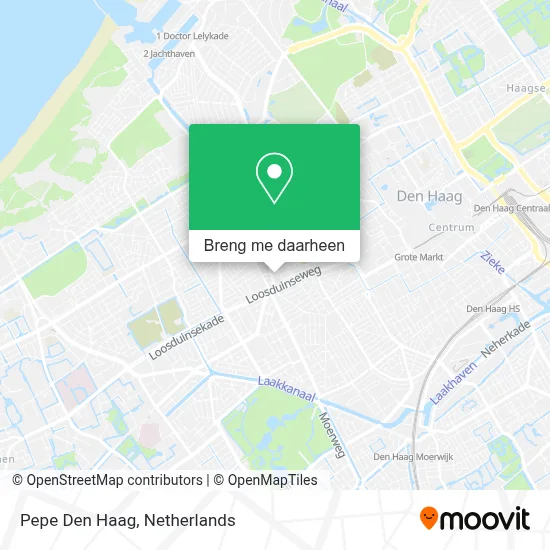 Pepe Den Haag kaart