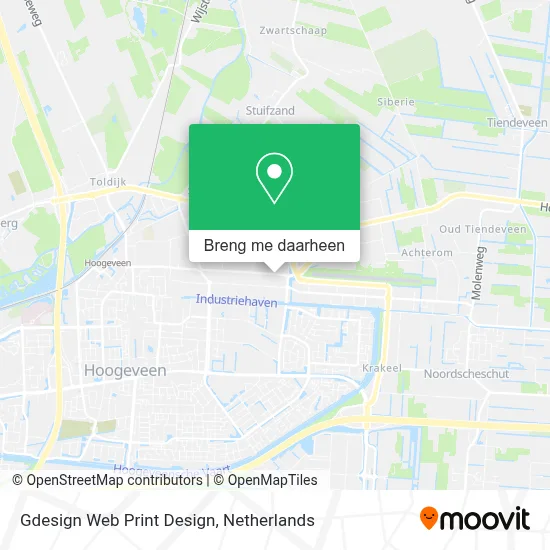 Gdesign Web Print Design kaart