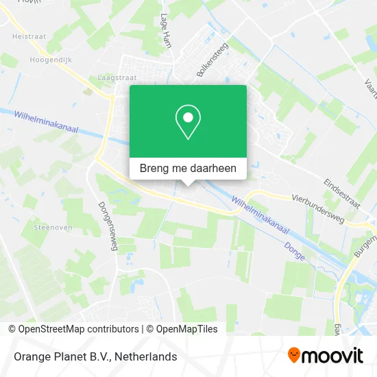 Orange Planet B.V. kaart