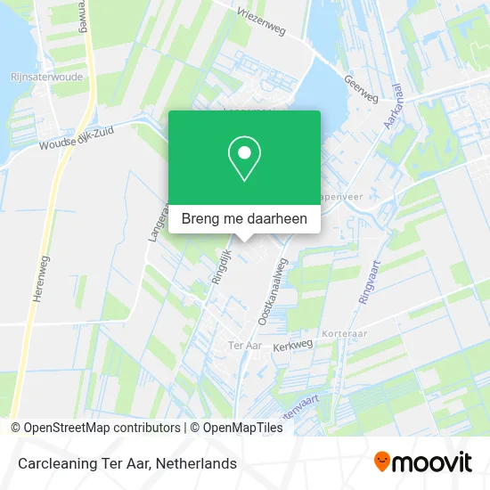 Carcleaning Ter Aar kaart