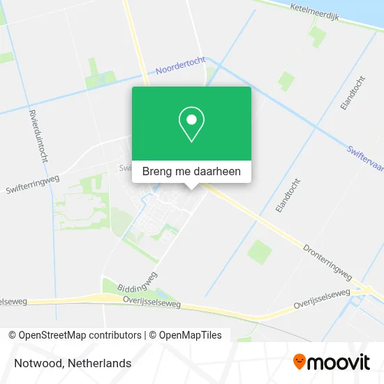 Notwood kaart