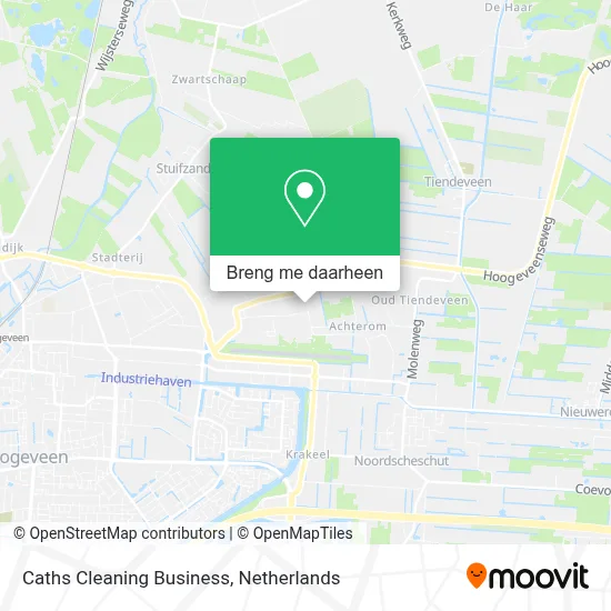 Caths Cleaning Business kaart