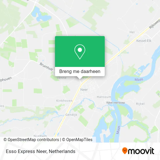 Esso Express Neer kaart