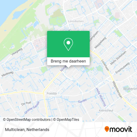 Multiclean kaart