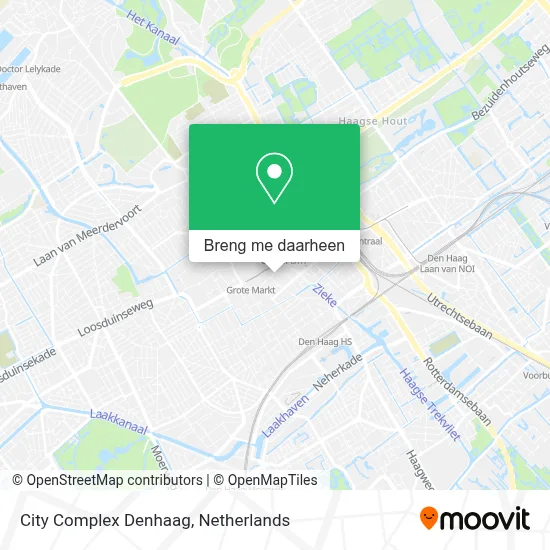 City Complex Denhaag kaart