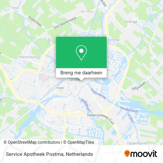 Service Apotheek Postma kaart