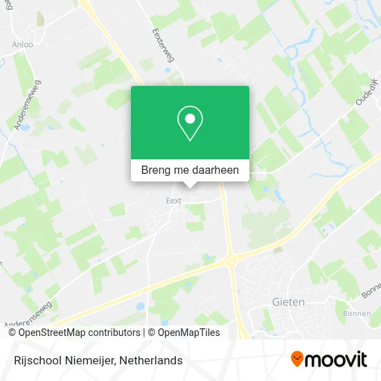 Rijschool Niemeijer kaart