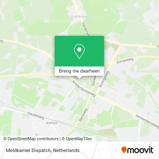 Meldkamer Dispatch kaart