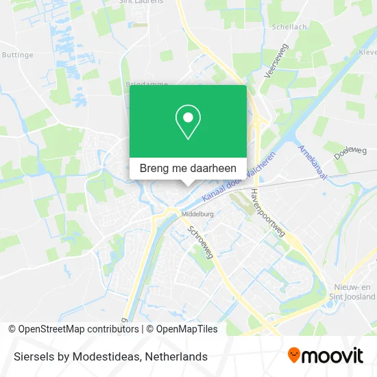 Siersels by Modestideas kaart