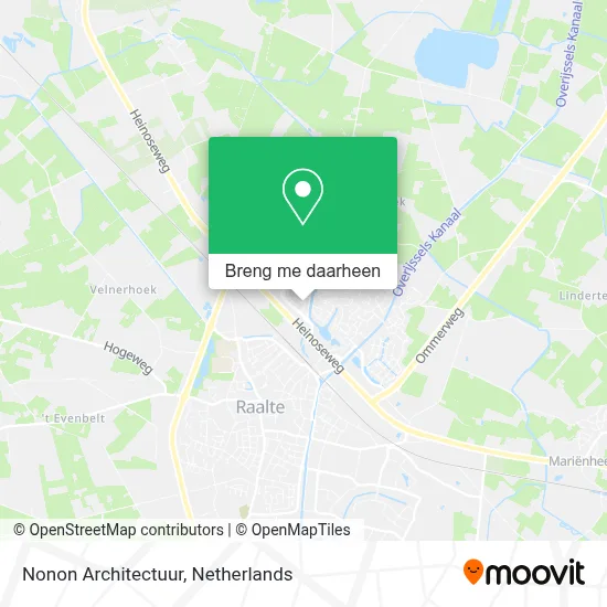 Nonon Architectuur kaart