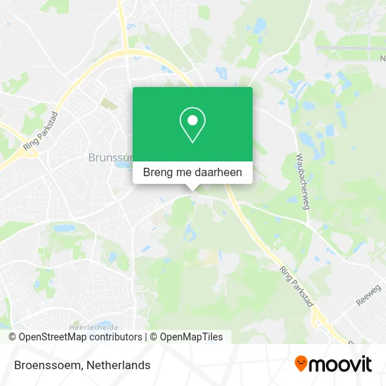 Broenssoem kaart