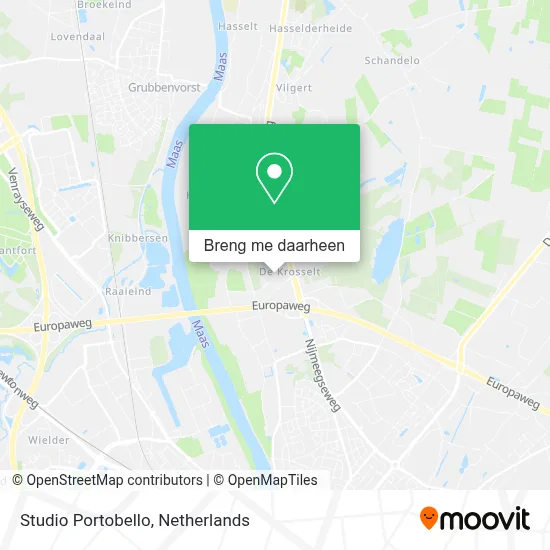Studio Portobello kaart