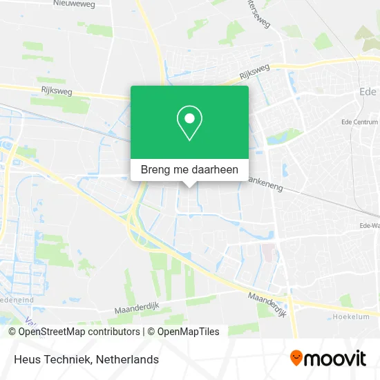 Heus Techniek kaart