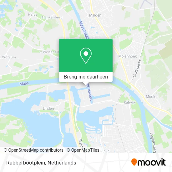 Rubberbootplein kaart
