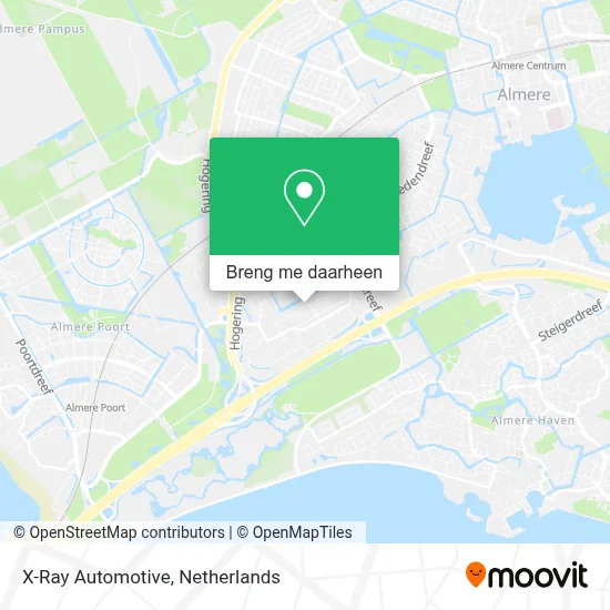 X-Ray Automotive kaart