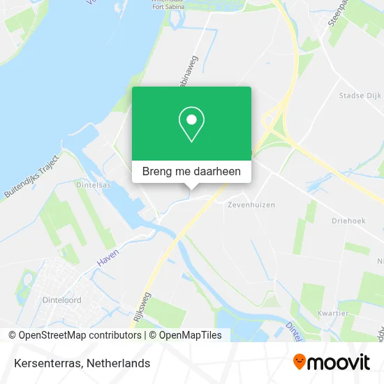 Kersenterras kaart