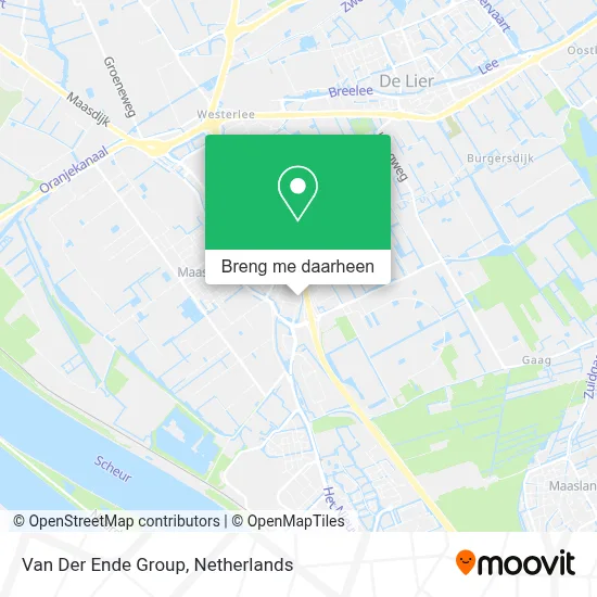 Van Der Ende Group kaart