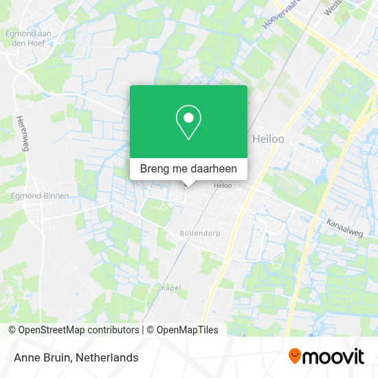 Anne Bruin kaart